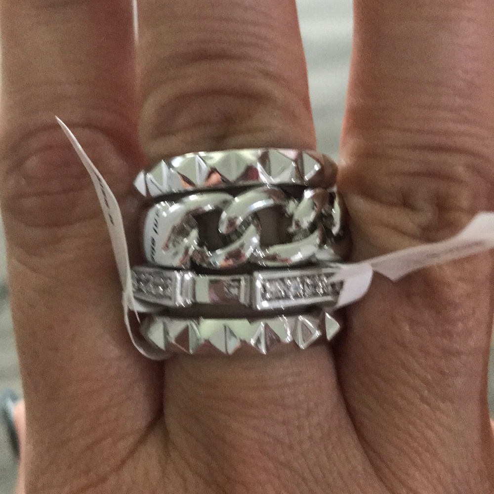 Stackable rings silver - Picture 3 of 4